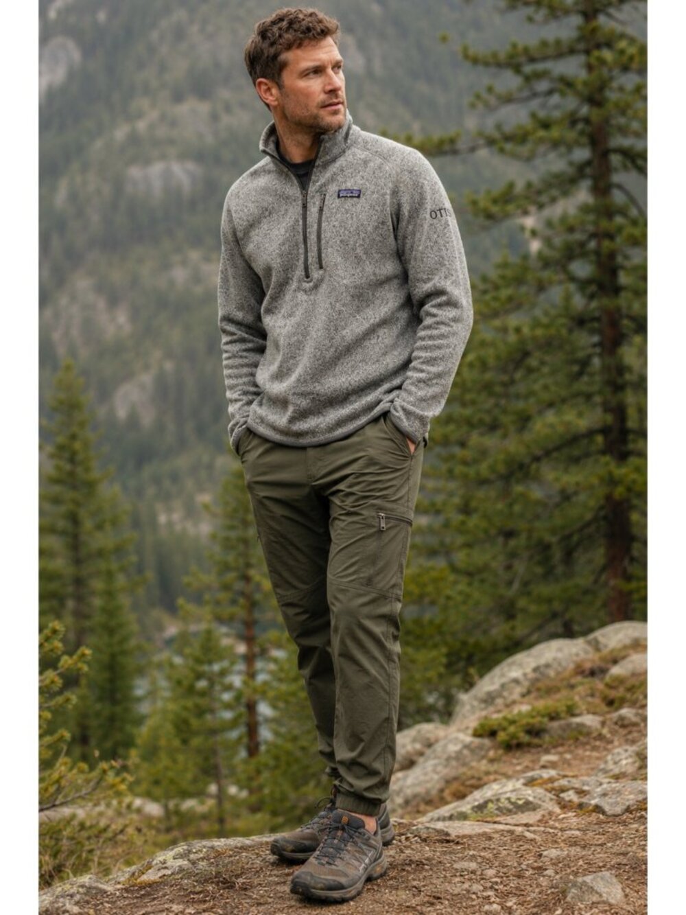 Patagonia Better Sweater 1/4 Zip Fleece Pullover Gray Men’s Large Outdoor